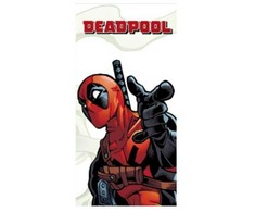Deadpool pirštų pistoleto formos vonios rankšluostis, paplūdimio rankšluostis 70x140cm (greitai džiūstantis)