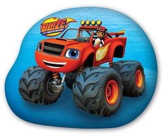 Dekoratyvinė pagalvėlė „Blaze Turbo Wheels“ 40x32 cm, aksominė