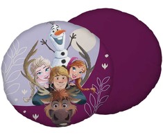 Poduszka dekoracyjna 40 cm Frozen Family 03 violetinė polarowa kształtka przytulanka
