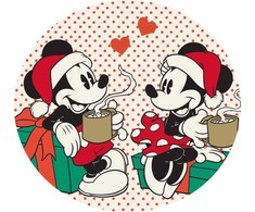 Dekoratyvinė pagalvėlė Disney Mickey Dovanų Kalėdų formos 31x31 cm