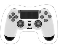 Dekoratyvinė pagalvėlė „Gamer Pad“ 42x29 cm, aksominė