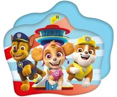 Dekoratyvinė pagalvėlė „Paw Patrol“ bokšto formos, 35x28 cm, aksominė