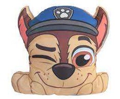 Dekoratyvinė pagalvėlė „Paw Patrol“ Chase, 40 cm, aksominė