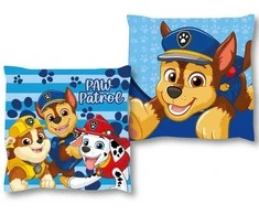 Dekoratyvinė pagalvėlė „Paw Patrol“ su įlankos bičiuliais, 38x38 cm, aksominė