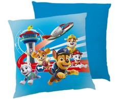 Dekoratyvinė pagalvėlė „Paw Patrol“ su nuimamu užvalkalu, 35x35 cm, aksominė