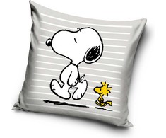 Dekoratyvinė pagalvėlė Snoopy Woodstock, 40x40 cm, veliūras