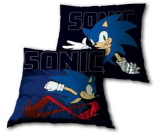 Dekoratyvinė pagalvėlė „Sonic the Hedgehog“, 40x40 cm, veliūras