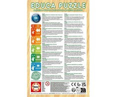 Educa 2 dėlionės (puzzle) medinės 2x16 MICKEY ir MINNIE 3-4metų