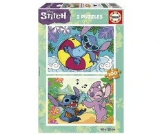 Dėlionė Educa – 2x100 Disney siuvinėjimo siūlių (80-19998)