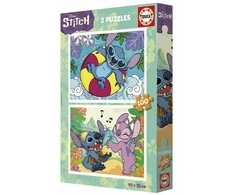Dėlionė Educa - 2x100 Disney siuvinėjimo siūlių (80-19998)