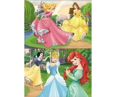 Educa dėlionė 2x20 vnt. - Disney princesės
