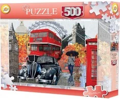 Dėlionė „Miestai“ (Londonas) iš 500 detalių