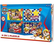 Dėlionė „Paw Patrol“ šuniukams 4 viename