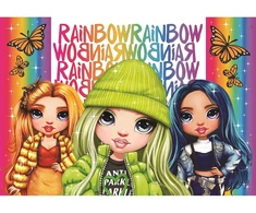 Dėlionė „Rainbow High Butterfly“, 104 vnt., puiki dėlionė, Clementoni