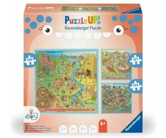 Ravensburger PuzzleUP! 3 dėlionės „Istorija“, 100–144 det., nuo 6 m.