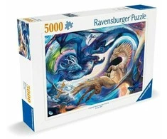 Ravensburger Dėlionė 5000 vnt. - Drakonai