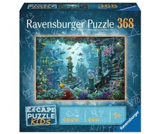 Ravensburger Escape Kids dėlionė „Povandeninė karalystė“, 368 det., nuo 9 m.