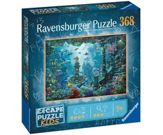 Ravensburger Escape Kids dėlionė „Povandeninė karalystė“, 368 det., nuo 9 m.