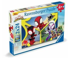 Ravensburger dėlionė 2x24 vnt. - Spidey ir draugai