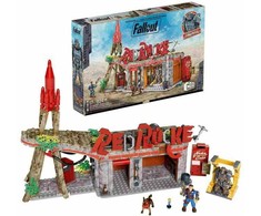 Dėlionė Mattel MEGA FALLOUT BLOCKS Raudona Rocket Station, statybinis komplektas +17 m