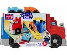 Fisher Price Mattel MEGA BLOKS konstruktorius – sunkvežimis su trasa (JFR29)