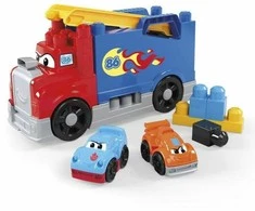 Fisher Price Mattel MEGA BLOKS konstruktorius – sunkvežimis su trasa (JFR29)