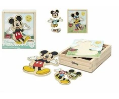Dėlionė Woomax Vaikiška medinė puzlė Disney Medžio (19 pcs)