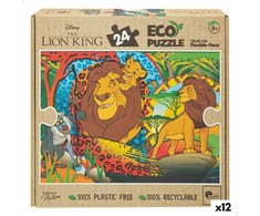 Dėlionė Vaikiška puzlė The Lion King Dvipusis 24 Dalys 70 x 1,5 x 50 cm (12 vnt.)