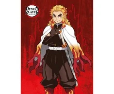 MCU Demon Slayer Fleece tæppe - 130 x 170 cm