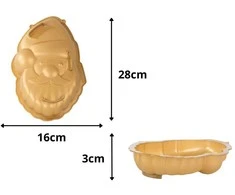 Silikoninė kepimo forma Kalėdų Senelis, didelė