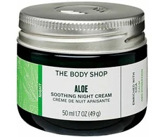„The Body Shop“ raminamasis naktinis kremas su alaviju