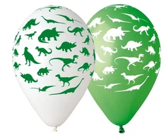 Dinozauras Dinozauras, balionas, 5 vnt. rinkinys 12 colių (30 cm)