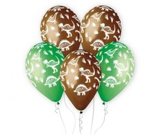 GoDan Aukščiausios kokybės balionai Helium Dinosaurs - Stegosaurus 13 colių / 5 vnt.