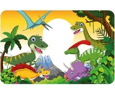 Dinozauro formos padėkliukas 43x28 cm