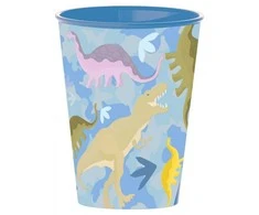 Dinozauro formos plastikinis puodelis, 260 ml