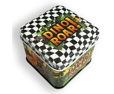 Dinozauro riaumojimas mini metalinė dėžutė 7,5 cm