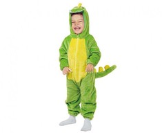 Dinozauro žalias kostiumas 92/104 cm