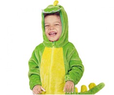 Dinozauro žalias kostiumas 92/104 cm