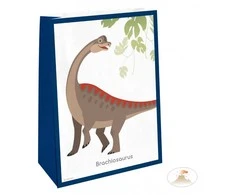 Dinozaurų ir laimingų popierinių maišelių rinkinys, 4 vnt.
