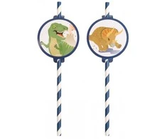 Riethmuller Europe Dinosaur papirsugerør