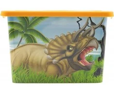 Dinozaurų laikymo dėžė, plastikinė, 7 l