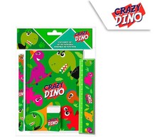 Dinozaurų raštinės reikmenų rinkinys (5 dalys)