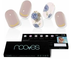 Nooves klijuojami nagai Elegant Floral Premium Luxe Metallic 20 vnt