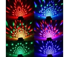 Disko projektorius su LED RGB apšvietimu