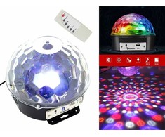 Led disco ball mp3 usb projector bluetooth