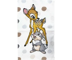 Disney Bambi Dotty Friends rankšluostis, veido rankšluostis, rankšluostis 30x50 cm