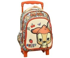 Disney Bambi miela riedanti darželio kuprinė, 30 cm krepšys