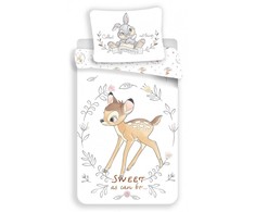 Disney Bambi patalynės užvalkalas 140–200 cm, 70–90 cm