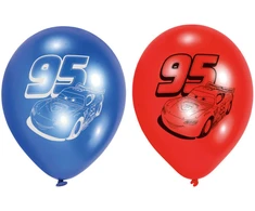 „Disney Cars 95“ balionų rinkinys, 6 dalys, 9 colių (22,8 cm)