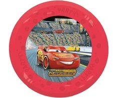 „Disney Cars Arena Race“ mikro plastikinės lėkštės, 4 vnt., 21 cm